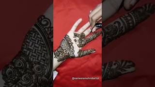 Simple mehndi design 2024  how to learn simple mehndi design 😍yourubeshorts hennashortsshort [upl. by Caplan769]