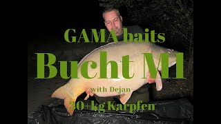 Karpfenangeln am Bucht M1 in Ungarn mit GAMA baits Boilies [upl. by Nailij431]