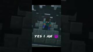 Herobrine attitude status 😈 shorts​ minecraft​ herobrine​ OP EDITZ [upl. by Neehsuan]