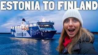 CHEAPEST FERRY FROM TALLINN TO HELSINKI Eckerö Line Cruise [upl. by Dnomhcir624]