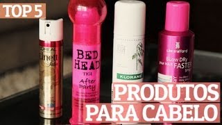 Melhores produtos para cabelo  Top 5  Lia Camargo [upl. by Atoked68]