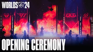 Worlds 2024 Finals Opening Ceremony Presented by Mastercard ft Linkin Park Ashnikko and More [upl. by Anya]