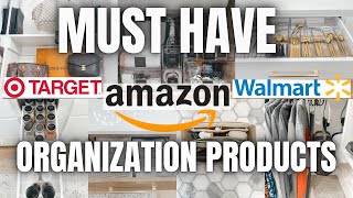 2024 MUST HAVE ORGANIZATION PRODUCTS  AMAZON  WALMART  TARGET ORGANIZING  NEW YEAR ORGANIZING [upl. by Reggi]