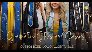 Custom Graduation Stoles and Sashes [upl. by Val]