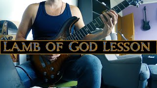 Lamb of God OMERTA Guitar Lesson [upl. by Chelton]