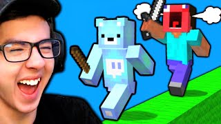 I Made This Guy RAGE in Minecraft Bedwars [upl. by Acinoj]