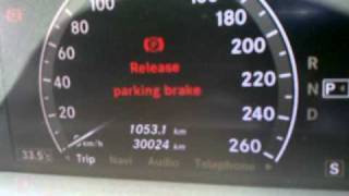 Mercedes S Class in total ESP failure without ignition key inserted [upl. by Cissej]