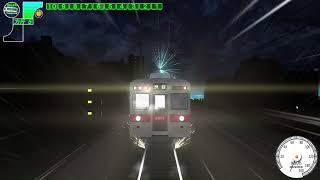 Densha De DShining Stage  Tokyu DenetonshiLine 3  reverse character [upl. by Ettenom]