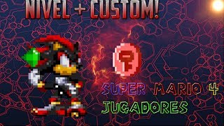 Nivel DESAFIO Monedas Rojas Creado por Mí  Custom Power de Shadow  Super Mario 4 Jugadores [upl. by Noelle]