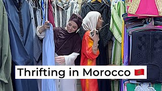 My friend is a thief  Thrifting in Morocco  Marrakech vlog pt 5 [upl. by Sucrad]