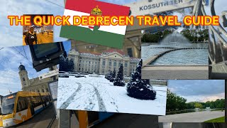 QUICK DEBRECENHUNGARY GUIDEfor students and first time travellersUniversity of debrecen [upl. by Politi913]