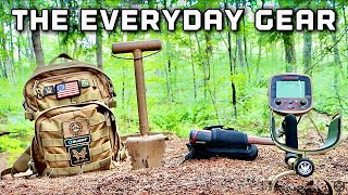 The everyday gear for exploring metal detecting what do you take with you review video [upl. by Ceil]