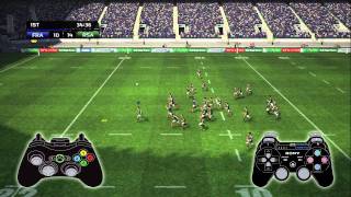 Rugby World Cup Game 2011  Gameplay highlights and features [upl. by Dnalsor495]