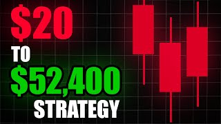 Testing 20 To 52400 Strategy 1000 TIMES  Fastest Way To Grow Small Trading Account [upl. by Sumaes752]