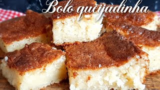 BOLO QUEIJADINHA OU BOMBOCADO de liquidificador  Receitas do campo [upl. by Fiann]