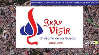 RECORRIDO CABALGATA GRAN VISIR 2019 Jerez TV 2019 [upl. by Nnyrb445]