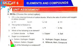 Class 6th General Science  Chapter 6  Elements and Compounds  KPK BOARD [upl. by Wahkuna]