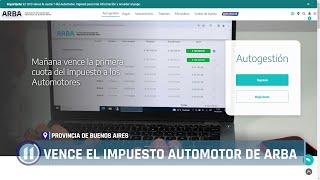 Vence el impuesto automotor de ARBA [upl. by Elle882]