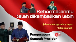 Ogitu  Kehormatanmu dikembalikan jauh lebih tinggi  Prabowo Subianto  Presiden RI [upl. by Airel]