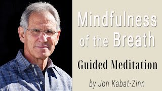 Mindfulness of the Breath Guided Meditation Practices MBSR by Jon Kabat Zinn [upl. by Nerrual]