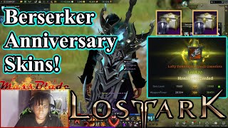 Lost Ark All Berserker Anniversary Skins 2023  Artillerist Arena PVP Gameplay [upl. by Adnilreb]