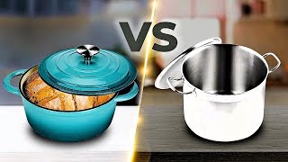 Stock Pot VS Dutch Oven  Which is Better [upl. by Annait]