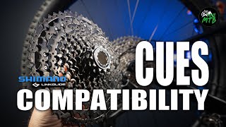 5 of 5 Shimano CUES Compatibility  Linkglide M5100 U6000 MTB 11 Speed [upl. by Wyatan]