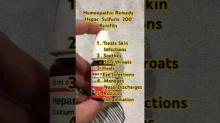 Top 5 Benefits of Hepar Sulphuris 200 You Need to Know HeparSulph200 HomeopathicRemedy [upl. by Adnola]