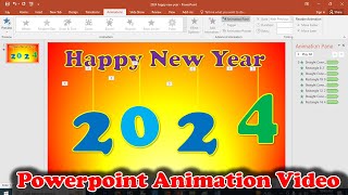 Happy new year 2024 PowerPoint presentation  Happy new year 2024 powerpoint animation video [upl. by Korten]