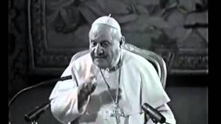 Vídeo raro do Papa João XXIII explicando a função do Papa [upl. by Surat862]