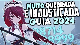 DANO ABSURDO Na ULTIMATE Rosaria F2p É Perfeita BUILD amp GUIA Atualizado 2024  GENSHIN IMPACT [upl. by Puff]