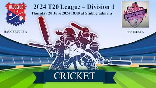 Haugerud A CK vs Sentrum A CK T20 Div1 [upl. by Corri]