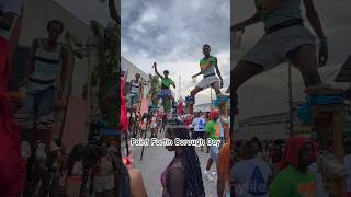 Moko jumbies took over the J’Ouvert for Point Boro Day [upl. by Humberto]