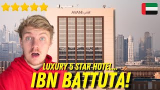 LUXURY 5 STAR HOTEL EXPERIENCE IN DUBAI  AVANI IBN BATTUTA 🇦🇪 [upl. by Treat]