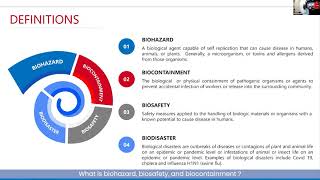 What is biohazard biosafety and biocontainment [upl. by Cerveny701]