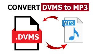 How to Convert DVMS File into MP3 Audio File  Free Online Tool [upl. by Topliffe]