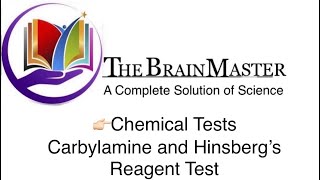 Chemical Test  Carbylamine and Hinsberg’s Test Part2  Class XII [upl. by Dibrin509]