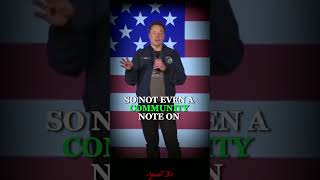 Elon Musk Xs Community Notes Feature is Great 👍👏 elonmusk shortspeeches shorts [upl. by Eldin]