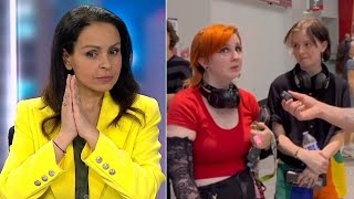 Lefties losing it Rita Panahi calls out trans voter’s ‘paranoid delusions’ about Trump [upl. by Gimble]