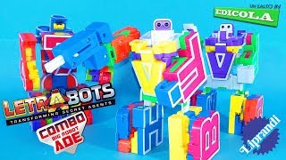 CICABOOM  LETRABOTS COMBO BIG ROBOT ADE  UN SALTO IN EDICOLA [upl. by Assillam]