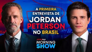 EXCLUSIVO A 1ª ENTREVISTA DE JORDAN PETERSON NO BRASIL  MORNING SHOW  24062024 [upl. by Ylrebmi]