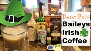 Baileys Almande Irish Coffee Cocktail  Dairy Free  2017 [upl. by Loyce]