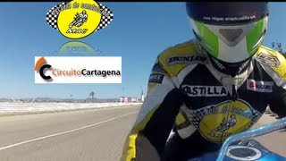 Trazada perfecta Circuito de Cartagena Monitor Escuela MAC [upl. by Askari915]