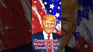 Congratulation DonaldJTrumpforPresident peace for the world [upl. by Tuppeny]