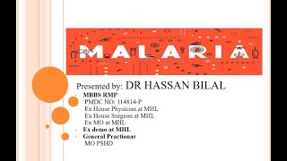 DAY1 Infectious Disease MALARIA Management [upl. by Ainoyek]