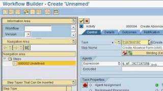 How to create an SAP workflow  Create Task Part 1 of 4 [upl. by Wynn]