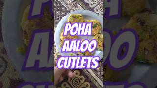 Poha aaloo cutlets for toddlers recipemommygivemeyummyfood enjoyeverymomentofyourlife [upl. by Idihsar]