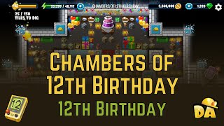 Chambers of 12th Birthday  9 12th Birthday  Diggys Adventure [upl. by Airotna880]