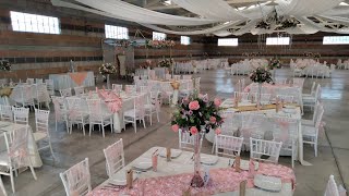 Decoración de Salón y Banquete para fiesta de XV años de Carol [upl. by Ruddie173]