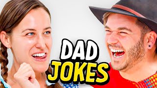 Dad Jokes  Dont laugh Challenge  Sam vs Matt  Raise Your Spirits [upl. by Alica]